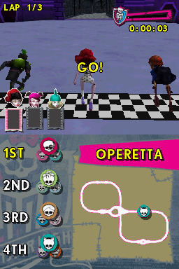 Monster High: Skultimate Roller Maze screenshot 4 for Nintendo 3DS